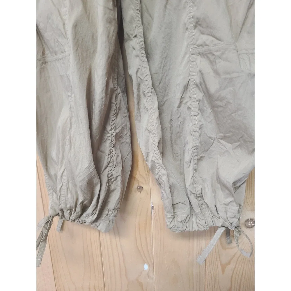 Lululemon Cargo Pants Womens Tan Khaki Good Utility Gorpcore Adjustable Hem
